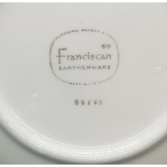 Franciscan Desert Rose Round Vegetable Bowls Serving Bowls USA 1960s Set of 2 - Picture 4 of 6